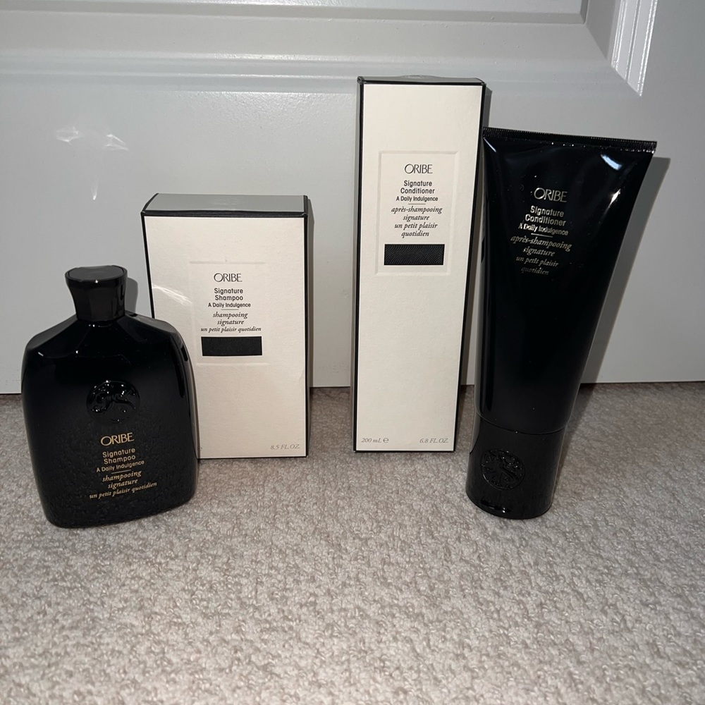 FULL SIZE ORIBE signature shampoo and conditioner set